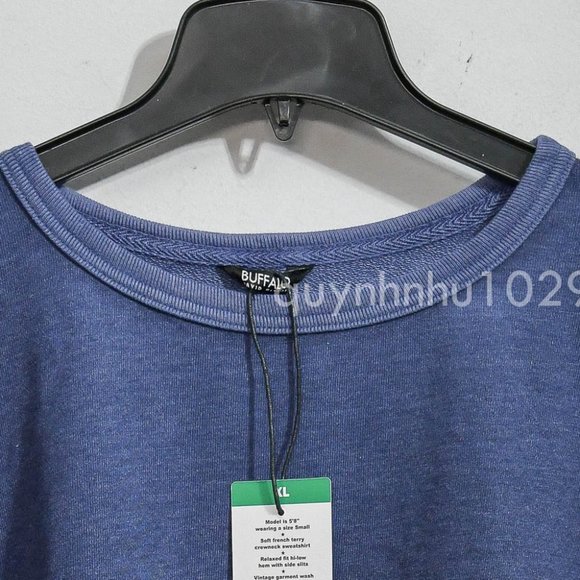 Buffalo Women's Crewneck Pullover IN BLUE - Picture 3 of 5
